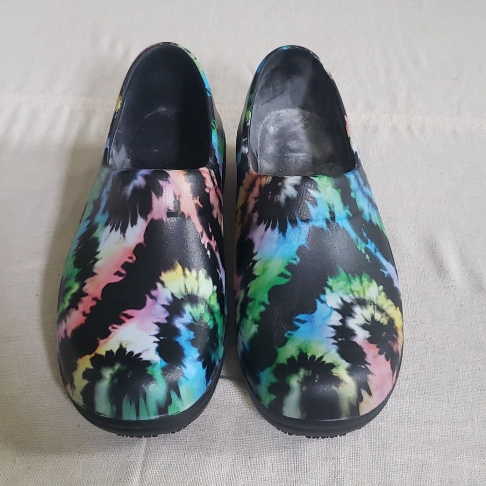 Crocs Dual Comfort Women's Size 10 Tie Dye Neria Pro II Slip On Lightw…